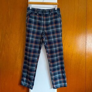 American Eagle blue green plaid pants
